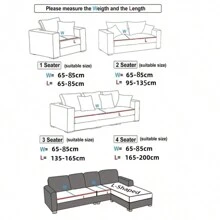 1 Stück einfarbig Moderne Elastische Sofa Abdeckung, Universeller Vier-jahreszeiten Anti-kratz Anti-staub Möbel Schutz - Beige - Übersicht 4