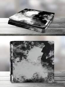 1 Set Pegatinas Impresas De Piel Para Consola De Juego Compatibles Con Ps4 Slim (3 Piezas/set) - Multicolor - Ver 2