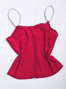 Women Tops - 玫紅色 - 查看 3