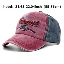 1pc Baseball Cap With Cartoon Print, Adjustable, Sunproof And Sunshade, Outdoor Activities, Uv Protection, For 12-16 Years Old Kids - Hot Pink - View 2