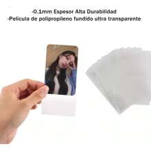 50 Pzs Sleeve Protector Photocard Kpop - Popcorn Games Pack - Albaricoque - Ver 5