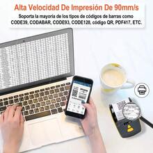 Impresora Portátil Bluetooth Térmica Inalámbrica Ticket 58mm - Amarillo - Ver 3