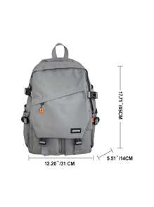 学校笔记本电脑大容量背包 15.6 英寸书包大学背包旅行背包大书包适合青少年女孩学生。旅行包徒步旅行包手提包周末包