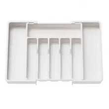 Un Présentoir De Rangement De Cuisine Multifonctionnel, Un Présentoir De Rangement De Tiroir Coulissant En Plastique Synthétique, Un Organisateur De Baguettes Et De Vaisselle Approprié Pour Les Supports Polyvalents Tels Que Les Cuisines, Les Salons, Etc.