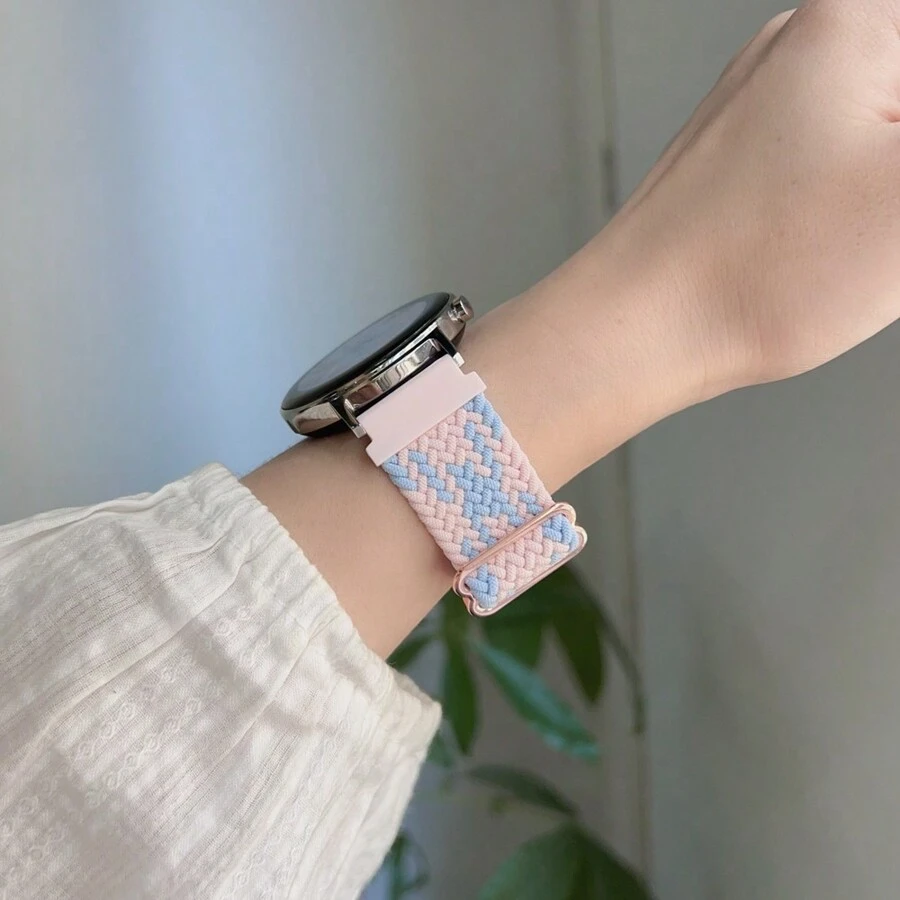 1 Vòng Tay 20mm 22mm Nylon Đàn Hồi Tương Thích Với Đồng Hồ Samsung Galaxy 5 Dây Đồng Hồ Galaxy 6 Đồng Hồ Galaxy 4 40mm 42mm 43mm 44mm 45mm 46mm 47mm - Nhiều màu - Xem 1