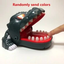 互動遊戲玩具,隨機咬手鱷魚牙齒遊戲,鱷魚咬手指牙醫遊戲趣味玩具,惡作劇遊戲玩具,家庭日遊戲,派對遊戲(顏色隨機發送) - 彩色 - 查看 2