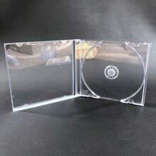 1 pieza Caja transparente completa para CD/DVD - transparente - Ver 2