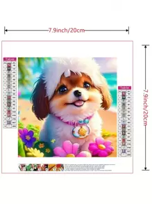 DIY Thủ công Tranh kim cương Hoạt hình Động vật  Giường đôi Tròn Kim cương Đồ trang trí Bức tranh Bộ dụng cụ 1 Bộ Inch - Nhiều màu - Xem 5