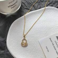 1入時尚多功能葫蘆頸鏈,女性流行飾品,豪華優雅