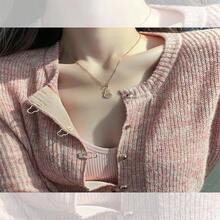 1入時尚多功能葫蘆頸鏈,女性流行飾品,豪華優雅