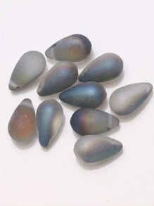 30入組8.5mm X 15mm水晶玻璃光滑3d雫狀吊墜,閃亮/啞面塗層,古風髮夾,diy珠寶製作吊墜,適用於項鍊/手鍊/耳環等等 - 立體水滴(30pcs) - 查看 18