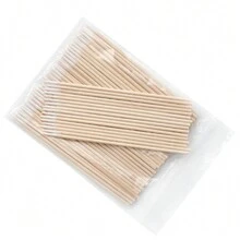 500pcs Disposable Ultra Small Swabs, For Eyelash Extension Glue Removal And Precision Detailing - 10CM - View 5