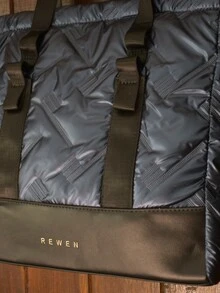 BOLSA PUFFER - Azul - Ver 2