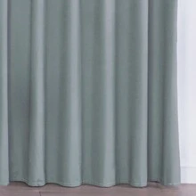 Concord Cortina Decorativa Colores Lisos 2 Paneles - Gris - Ver 3