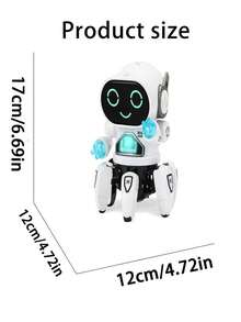 1pc Kids' Educational Six-clawed Electric Octopus Robot Toy With Light And Music For Parent-child Interaction, Gift For Boys And Girls, Random Accessory