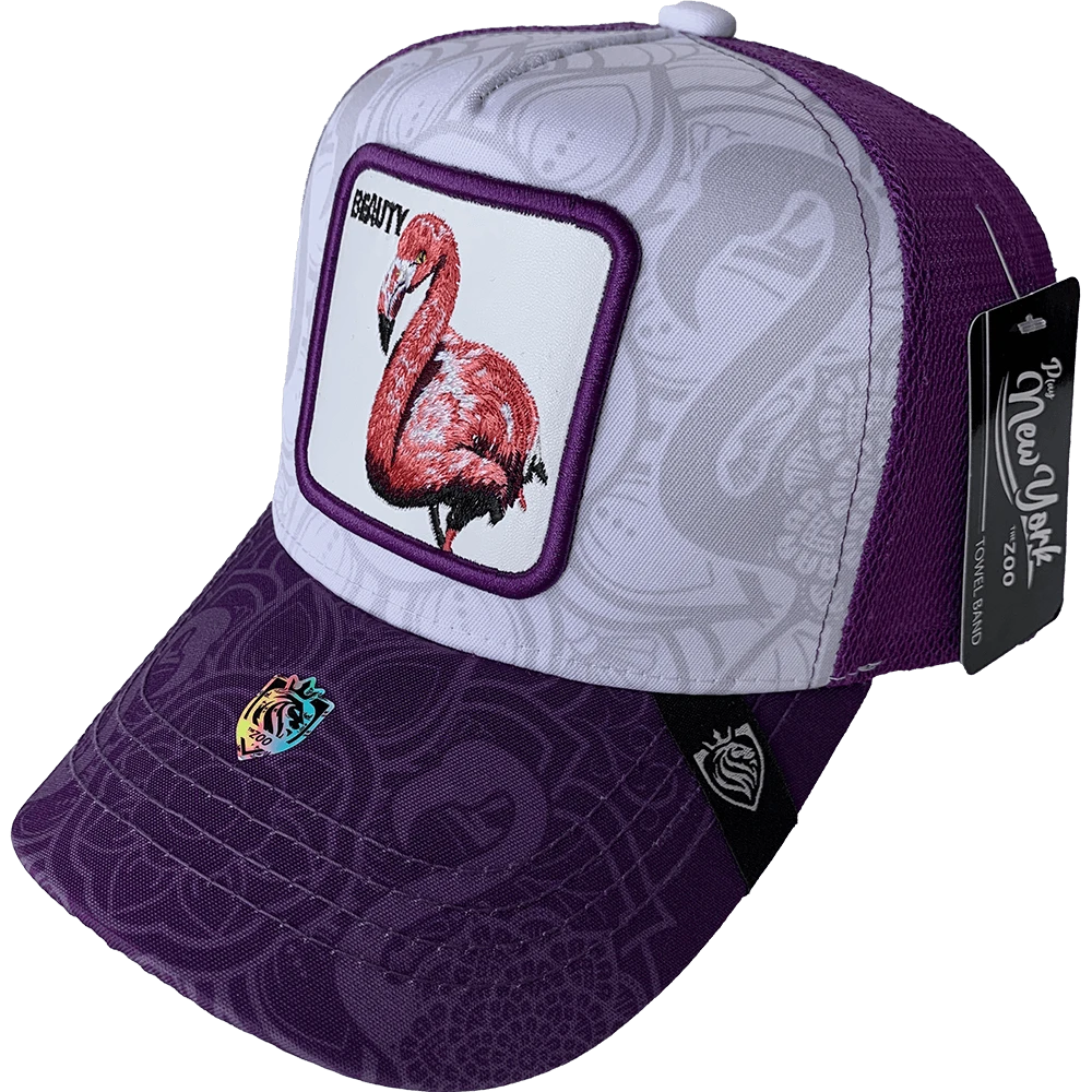 Gorra Trucker Play New York The Zoo Modelo Beauty - Morado - Ver 1