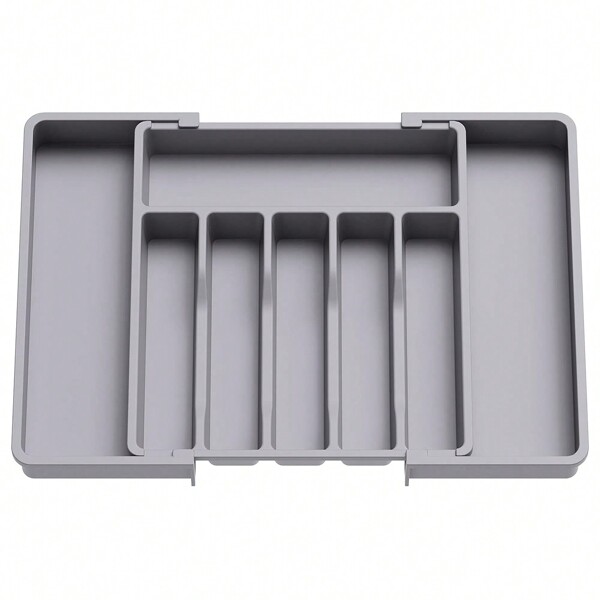 A multifunctional kitchen storage rack, synthetic plastic sliding drawer storage rack, chopsticks and tableware organizer suitable for multi-purpose brackets such as kitchens, living rooms, etc