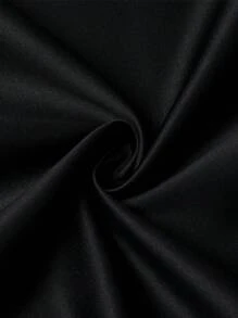 1pc Blackout Curtain With Rings, Solid Color Bedroom Living Room UV-Blocking Thermal Insulated Blackout Curtain With Rings, Insulated And Darkened For Bedroom Windows, Plain