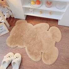 1 Miếng Hình gấu Trang trí Thảm , Mềm mại & Dày Chống trượt Tấm thảm Đối với Phòng khách Phòng ngủ Và Khác - Màu Khaki - Xem 3