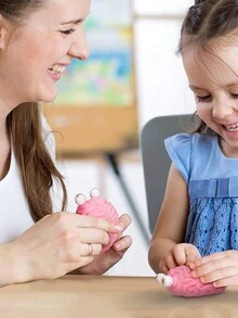 1 個帶眼睛設計的大腦造型防壓球,可擠壓彈跳減壓,防止焦慮,抗壓焦慮緩解,抗壓專注減壓玩具,適合青少年和成人的有趣萬聖節玩具 - 粉色 - 查看 6