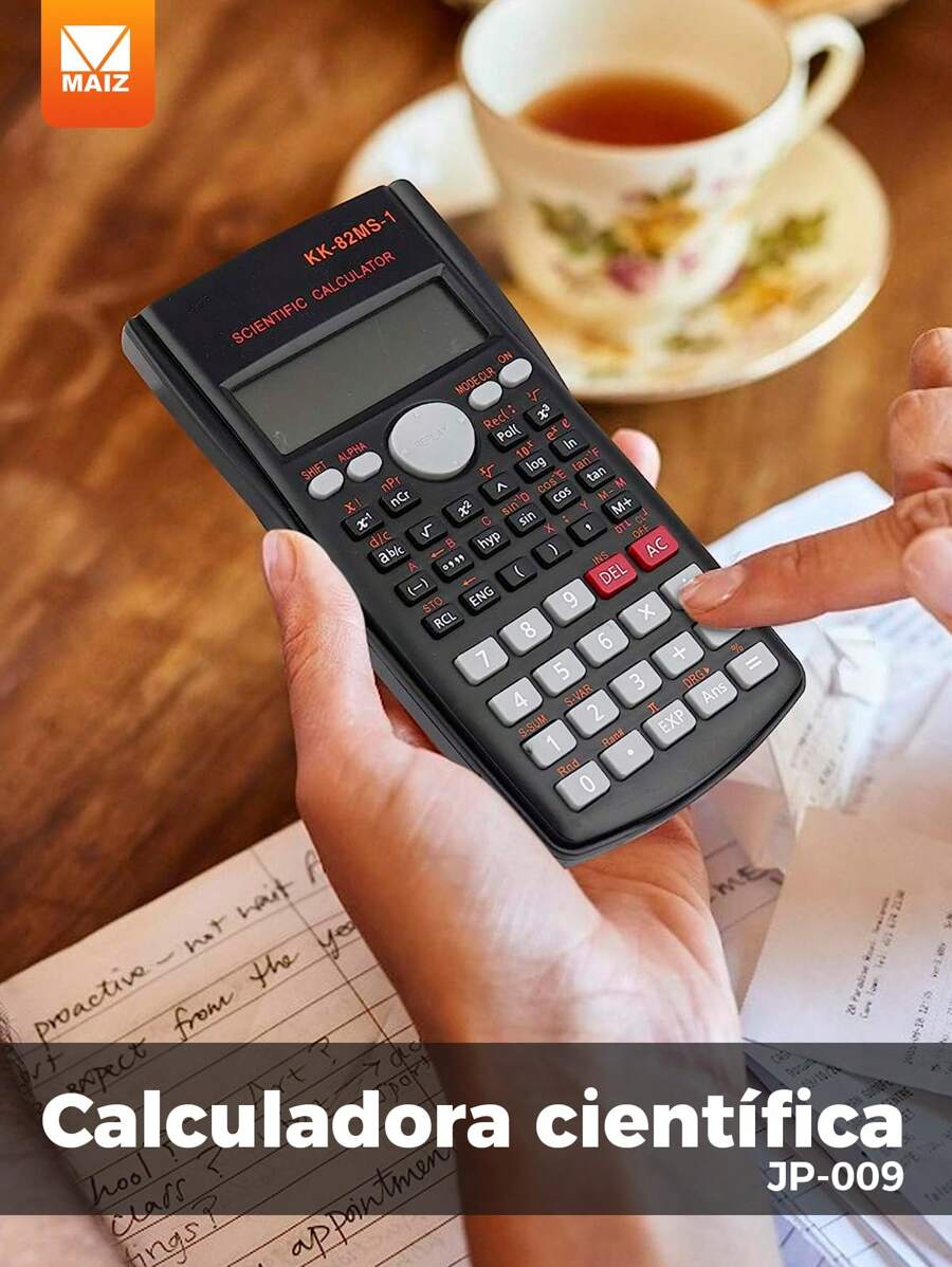 CALCULADORA CIENTIFICA - Negro - Ver 1
