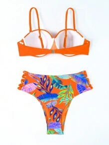 Women Bikini Sets - trái cam - Xem 2