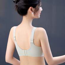 1 件孕妇哺乳胸罩，孕妇透气胸罩，哺乳上衣，聚拢聚拢胸罩，无钢圈，防下垂