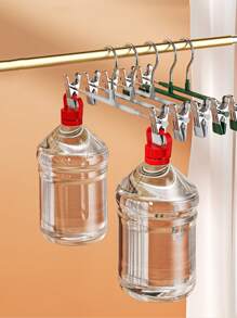 Đa chức năng Thép không gỉ Móc áo Đối với Quần áo & Quần Với Dày lên Màu hồng Không trượt Thiết kế - Hồng - Xem 3