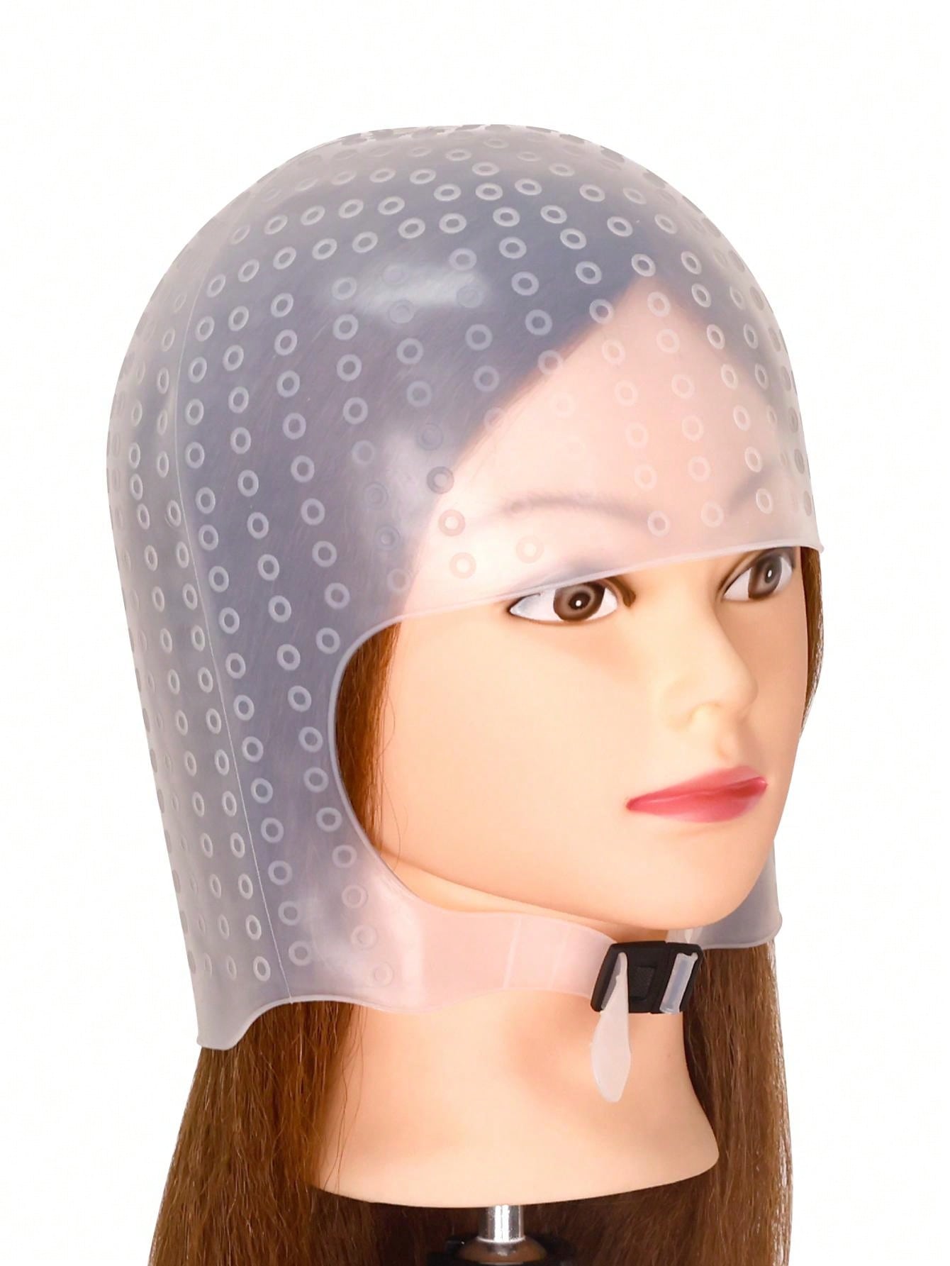 Silicone Highlighting Cap For Professional Salon Hair Dyeing With