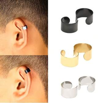 3pairs/set Simple Clip-on Earrings