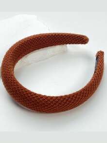 秋冬季手工編織毛絨毛圈,可洗臉抬頭帶,高級感小巧簡單的女士頭飾