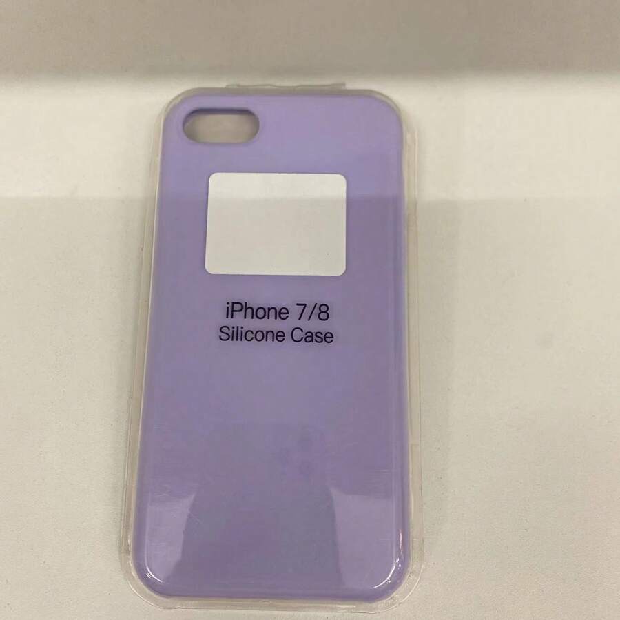 Funda de Silicon Suave Soft Para Celulares Iphones 7/8 - Lila Púrpura - Ver 1