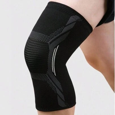 1 miếng đệm đầu gối bằng nylon hỗ trợ đầu gối tay áo nén miếng đệm đầu gối quấn cho chạy bộ, bóng rổ, cử tạ, phòng tập thể dục, tập luyện, thể thao dành cho nam và nữ phụ kiện phòng tập thể dục hỗ trợ đầu gối