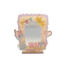 1入組創意DIY邊框,亞克力貼紙,3英寸卡展示支架