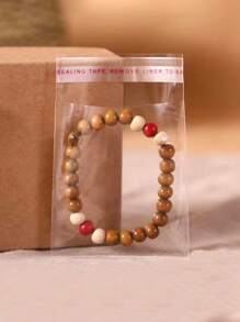 100入組/套休閒自黏式首飾收納袋適合女士適用於珠寶收納盒