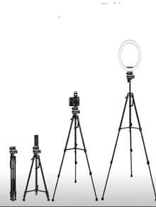 Retractable Cell Phone Tripod 1.2 M - 淺灰色 - 查看 11