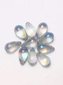 30入組8.5mm X 15mm水晶玻璃光滑3d雫狀吊墜,閃亮/啞面塗層,古風髮夾,diy珠寶製作吊墜,適用於項鍊/手鍊/耳環等等 - 立體水滴(30pcs) - 查看 26