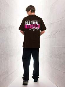 Men T-Shirts - 鏽棕色 - 查看 5