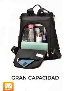Mochila Impermeable - Negro - Ver 3