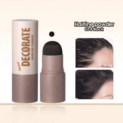 天然修飾髮際線粉,填補額頭和太陽穴陰影粉