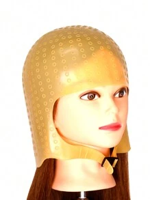 1 件高弹力硅胶染发帽带钩针套装适用于特殊染色和卷发，适用于美发沙龙造型工具 - 彩色 - 查看 8