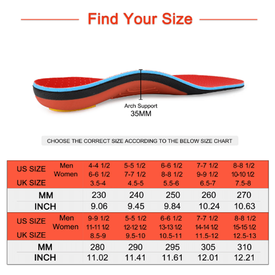 Best EVA Orthopedic Shoes Sole Insoles For Feet Arch Foot Pad X/O Type