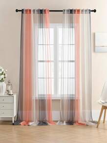 淺色窗簾,適合家居客廳、臥室、餐廳全年使用 - 彩色 - 查看 1