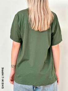 Camiseta Gostoso Demais - Verde - Frente e Costas - Verde Escuro - Visão 4