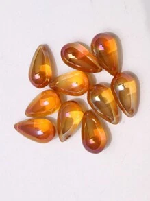 30入組8.5mm X 15mm水晶玻璃光滑3d雫狀吊墜,閃亮/啞面塗層,古風髮夾,diy珠寶製作吊墜,適用於項鍊/手鍊/耳環等等 - 立體水滴(30pcs) - 查看 28