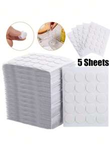 100 件/5 张蜡烛芯贴纸粘性耐热泡沫双面胶带用于蜡固定底座蜡烛制作耗材 - 随机颜色万圣节、幽灵、秋季、节日、节日圣诞节、冬季、节日、节日、房间装饰、礼物 - 彩色 - 查看 1