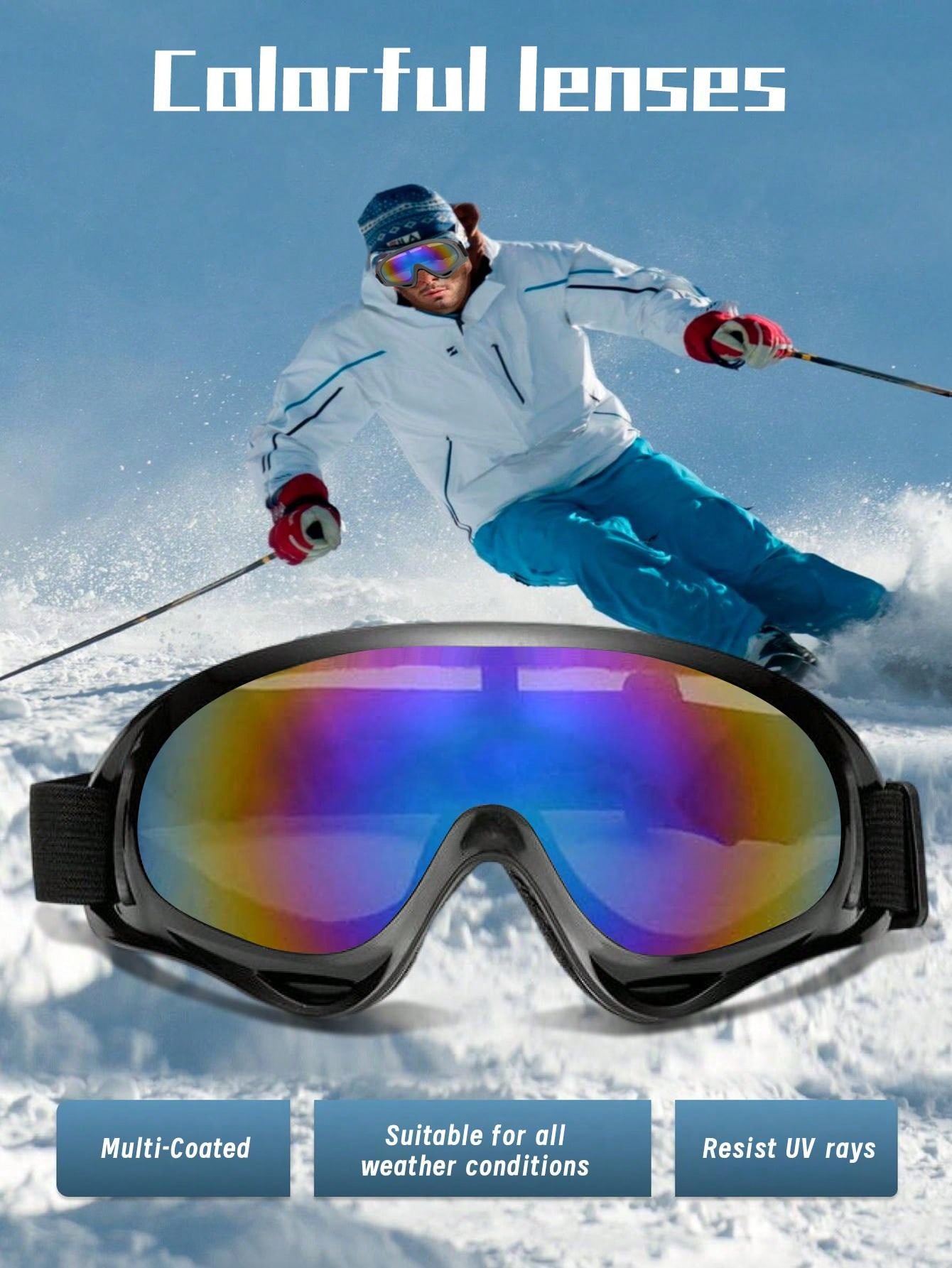 SUNGOOYUE Wüstenbrille - Perfekter Schutz Bei Sandstürmen & Outdoor-Abenteuern Mit 2 Wechselgläsern