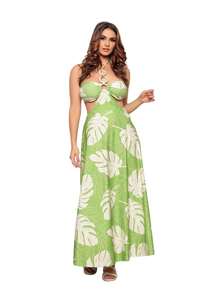 Women Dresses - Màu xanh Bạc hà - Xem 2