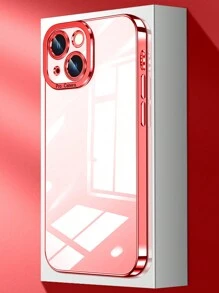 Ốp lưng chống rơi iPhone 16 mạ điện màu đỏ tương thích với Apple Iphone - Đỏ - Xem 2