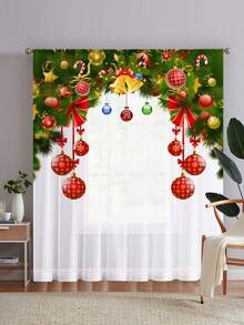 1 Miếng Phong cách mới Cây thông noel Lá Vật rủ xuống Số In Trang trí Rèm Đối với Nhà  , Dán Túi Bảng - Nhiều màu - Xem 2